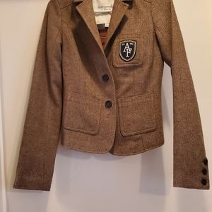 Herringbone Wool Blazer